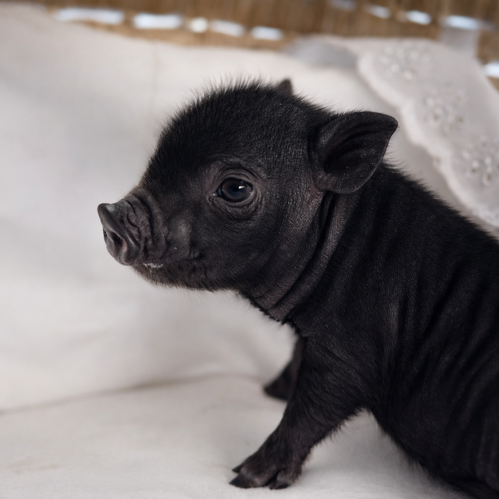 12-26-25- Mister Tootsie Roll - Male - Juliana x American Mini Pig